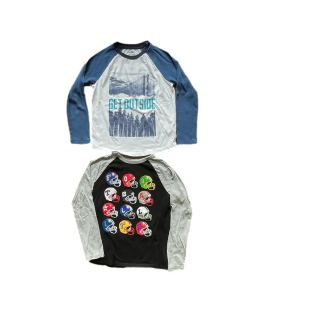 1 Gap & 1 Old Navy, boys long sleeve jersey shirts